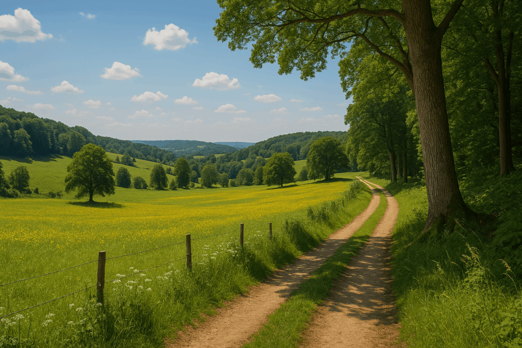 Bos, beek en panorama’s in het Vijlenerbos (rond Vaals / Camerig)
